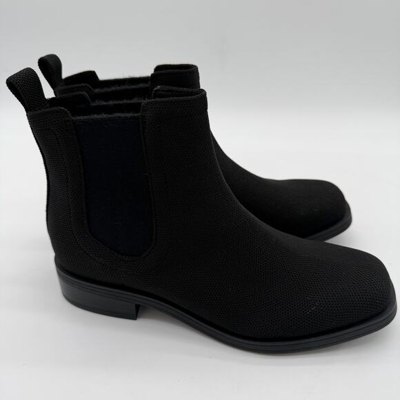 Vivaia Clara Arch Support Water RPT Slip On Comfort Chelsea Boots Black 10 - Picture 2 of 10